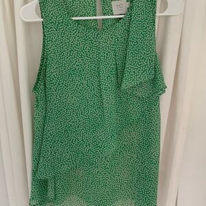 Anthropologie HD in Paris Sleeveless Asymmetrical Blouse